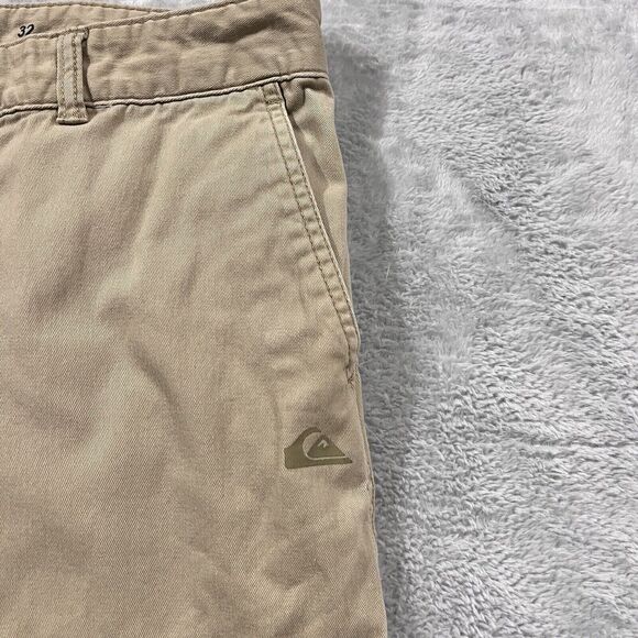 Quiksilver Chino Pants Mens 32x30 Straight Tapered Fit Flat Front Skateboard - Picture 6 of 11